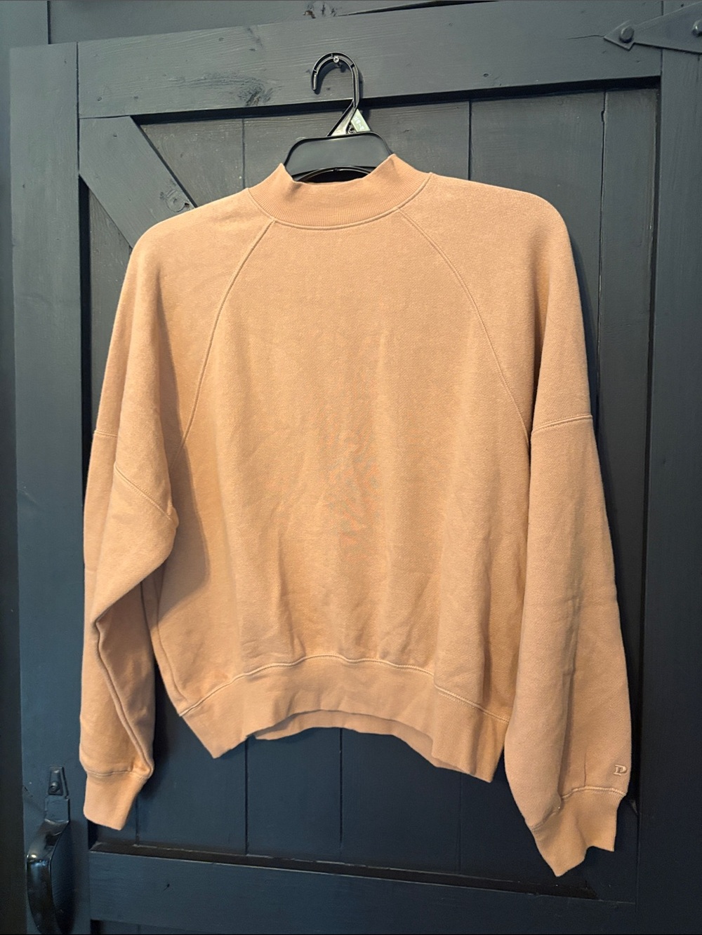 PINK Victoria's Secret Tan Mockneck Pullover Sweater